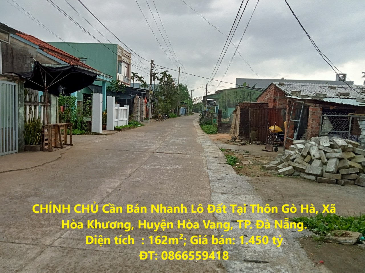 CHÍNH CHỦ Cần Bán Nhanh Lô Đất Tại Thôn Gò Hà, Xã Hòa Khương, Huyện Hòa Vang, TP. Đà Nẵng. - Ảnh chính